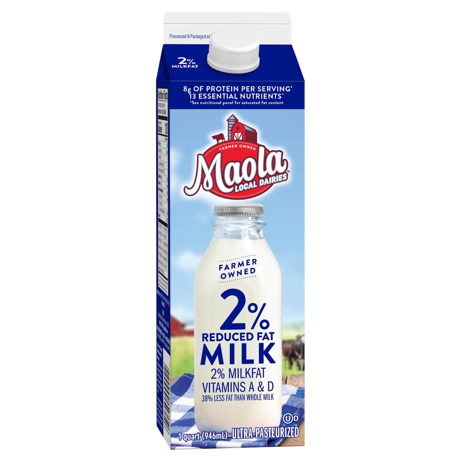 2% Reduced Fat Milk